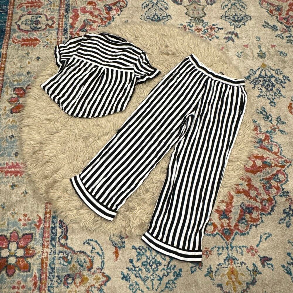 Free people intimately striped pajamas size medium - Picture 4 of 5